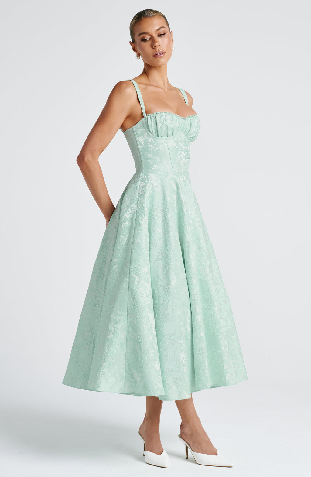 Ami Midi Dress - Mint