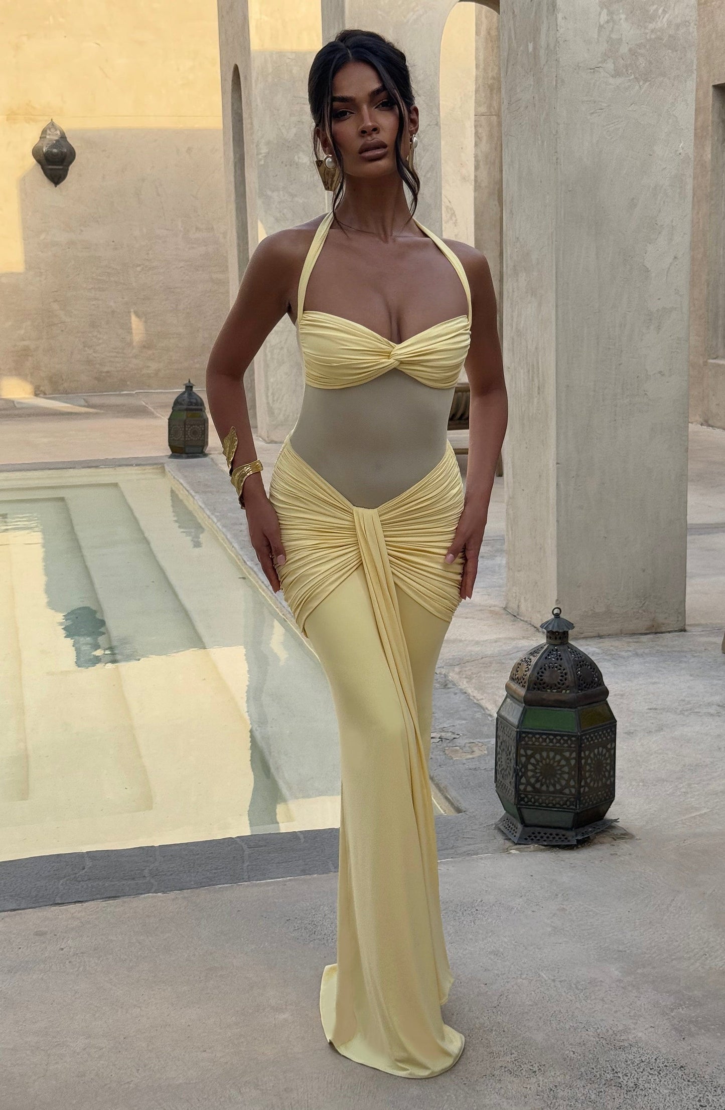 Pixi Maxi Dress - Lemon