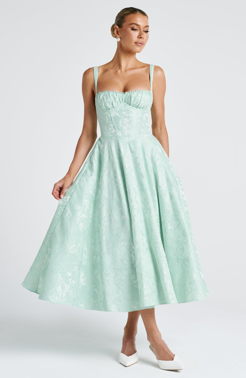 Ami Midi Dress - Mint