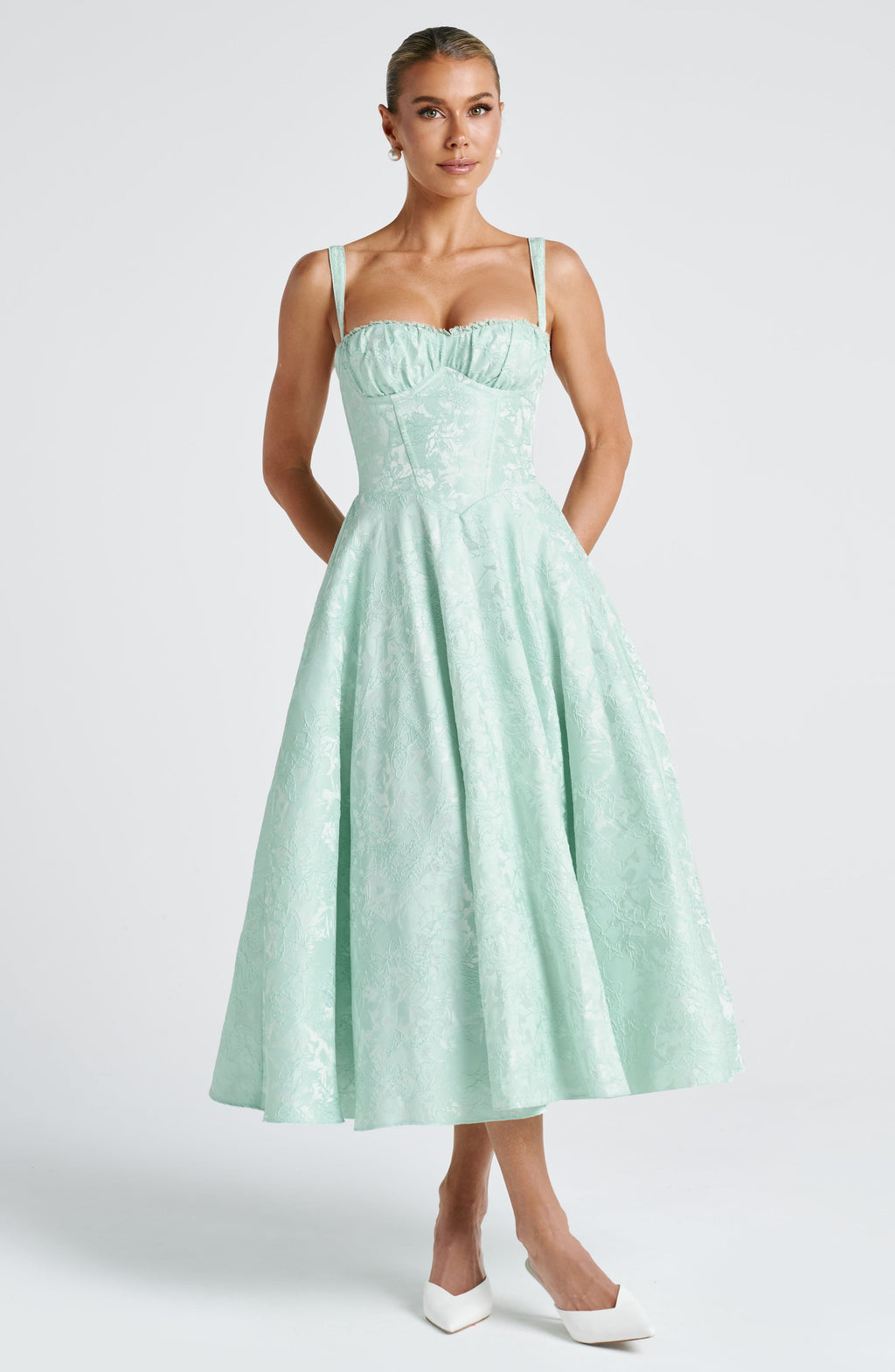 Ami Midi Dress - Mint