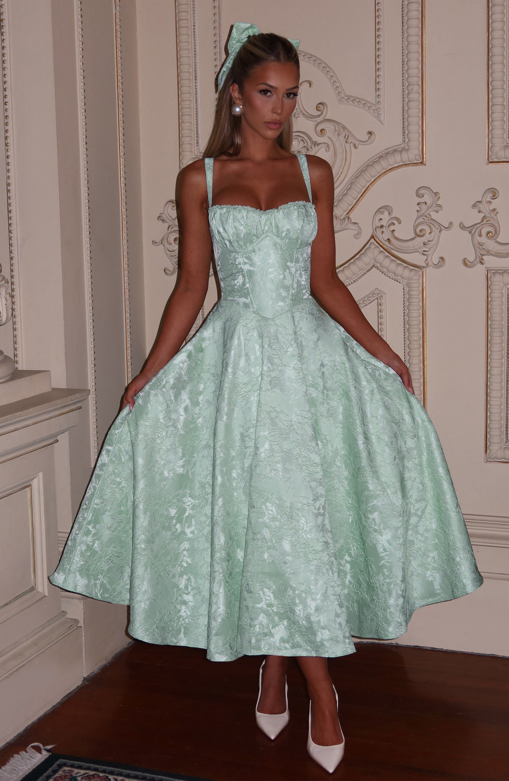 Ami Midi Dress - Mint