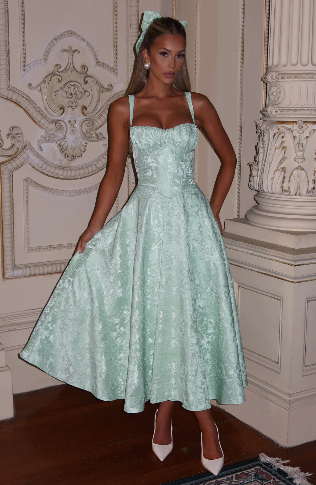 Ami Midi Dress - Mint