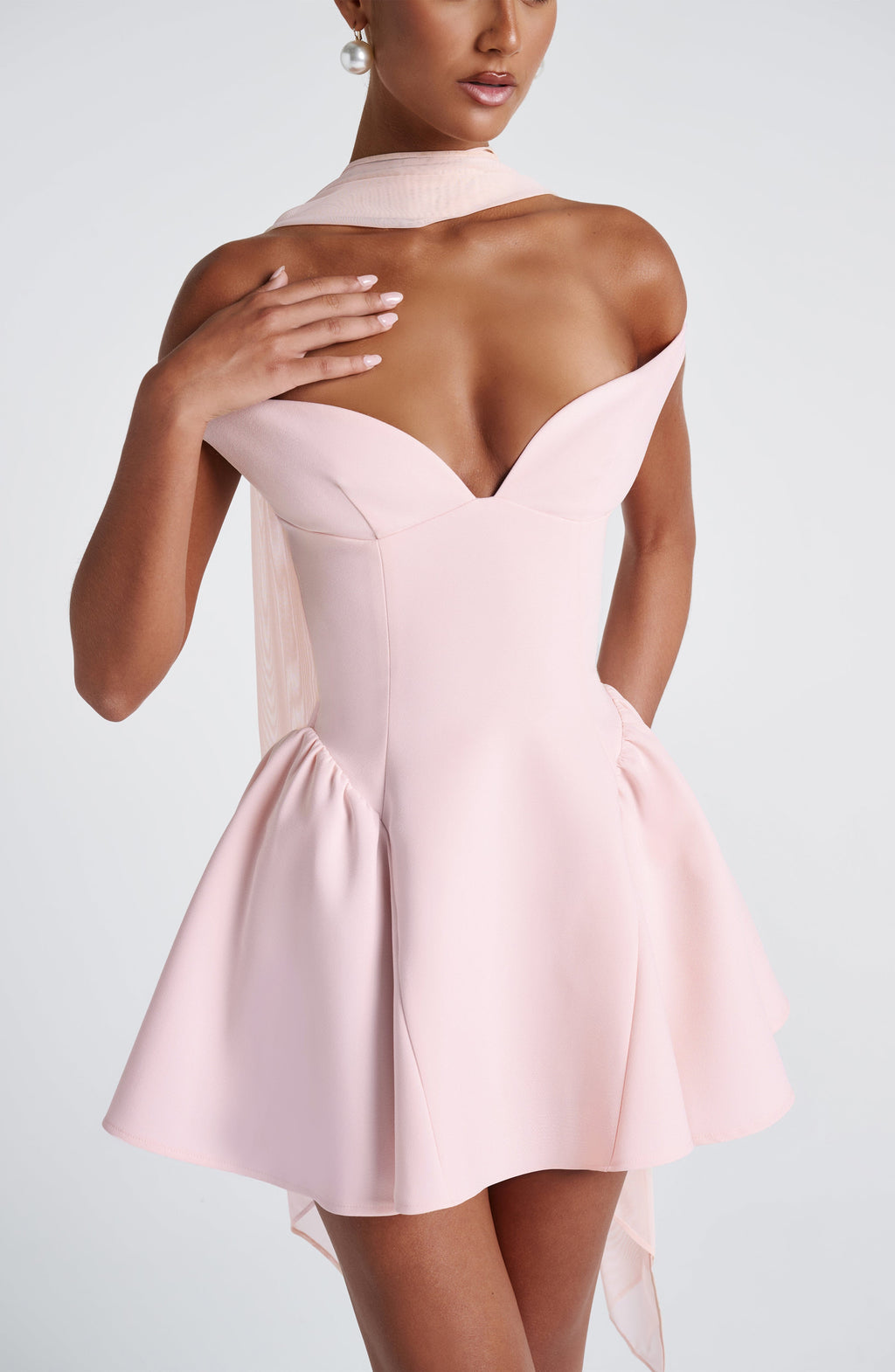 Mariana Mini Dress - Blush
