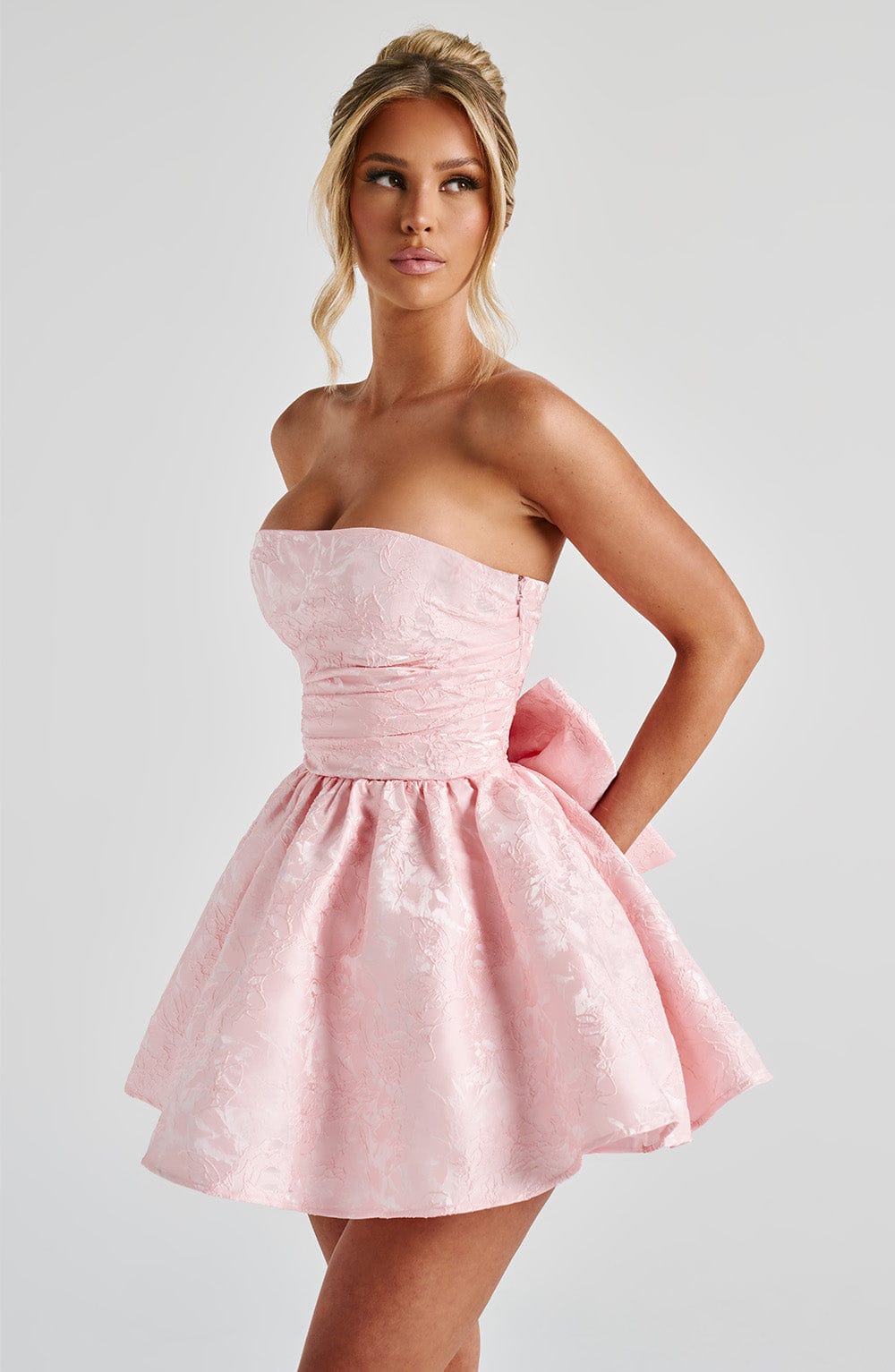 Selle Mini Dress - Blush