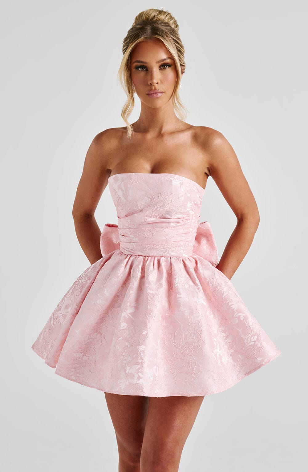 Selle Mini Dress - Blush