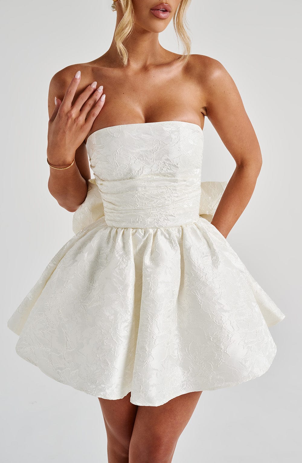 Selle Mini Dress - Ivory