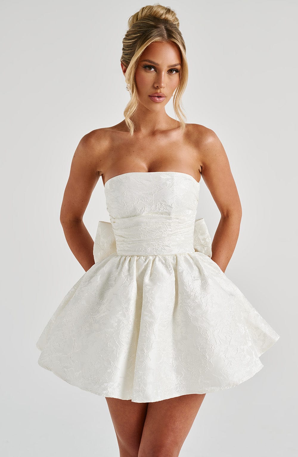 Selle Mini Dress - Ivory
