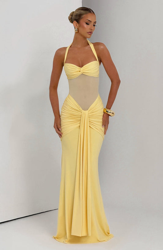 Pixi Maxi Dress - Lemon